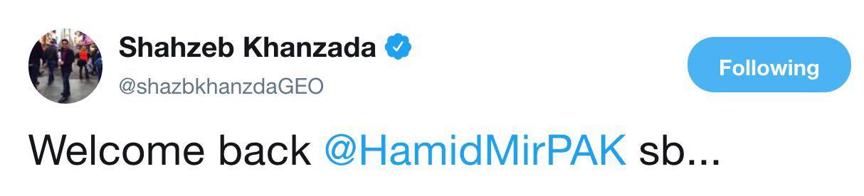 Hamid Mir Joins Geo 2