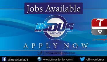 Indus News Jobs