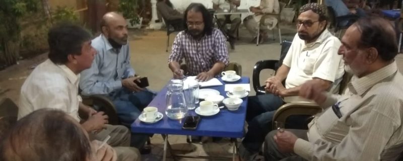 journalist pannel ki muzakrati committee ka pehla ijlas