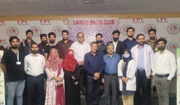 press club mein free medical o eye camp ka ineqad