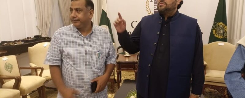 pakistan sports journalists federation ke wafad ka dora karachi