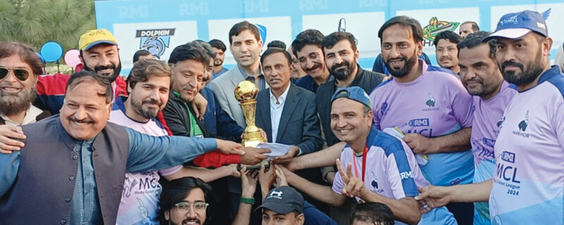 media ya cricketer league pc markhor ne jeetli