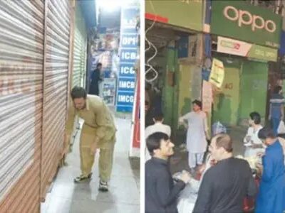 اسلام آباد، سیل اخبار مارکیٹ کھول دی گئی۔۔۔۔