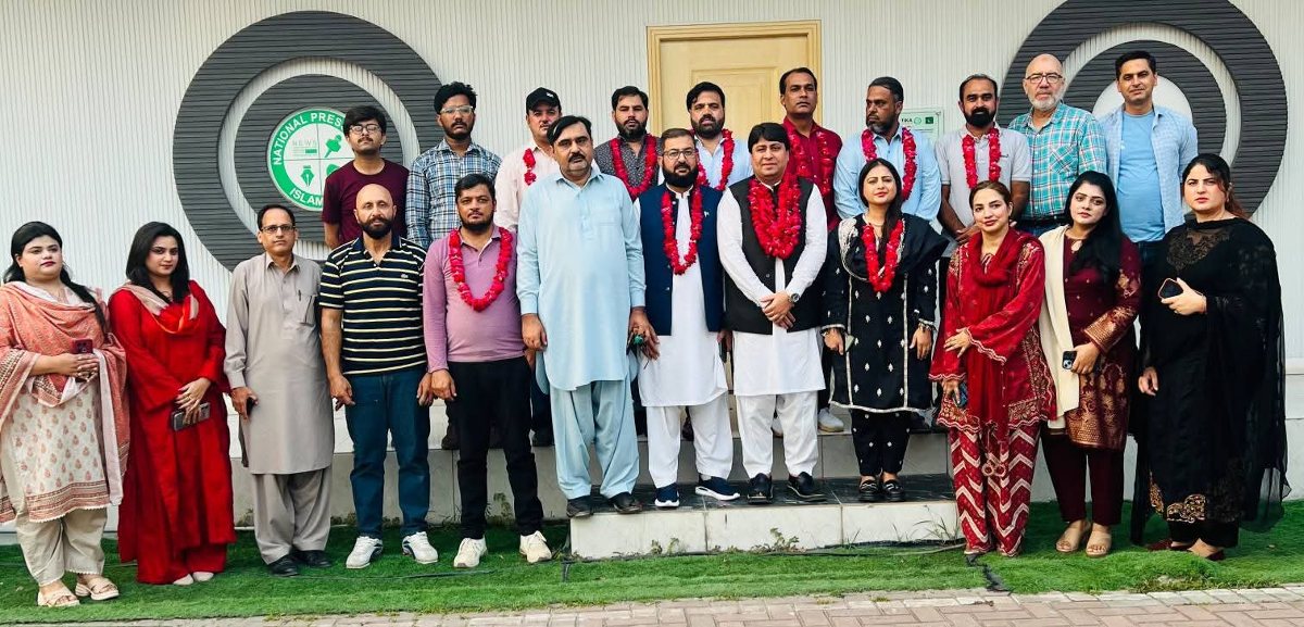 نو منتخب ویڈیو جرنلسٹس ایسوسی ایشن کے عہدیداران کے اعزاز میں پروقار استقبالیہ۔۔